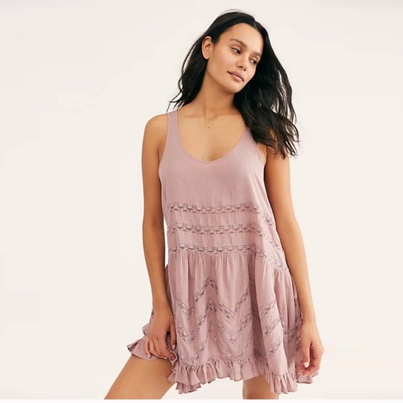 Free People Other - Free People Voile & Lace Trapeze Slip